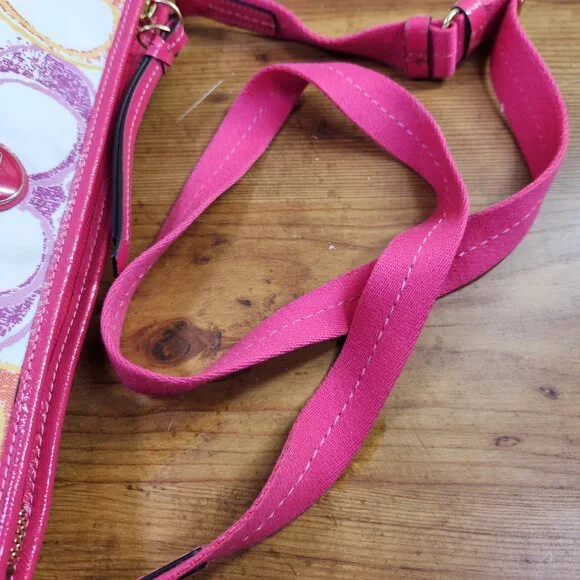 Like New Rare Coach Scribble Multi-Color Crossbody Bag Purse - Picture 7 of 13